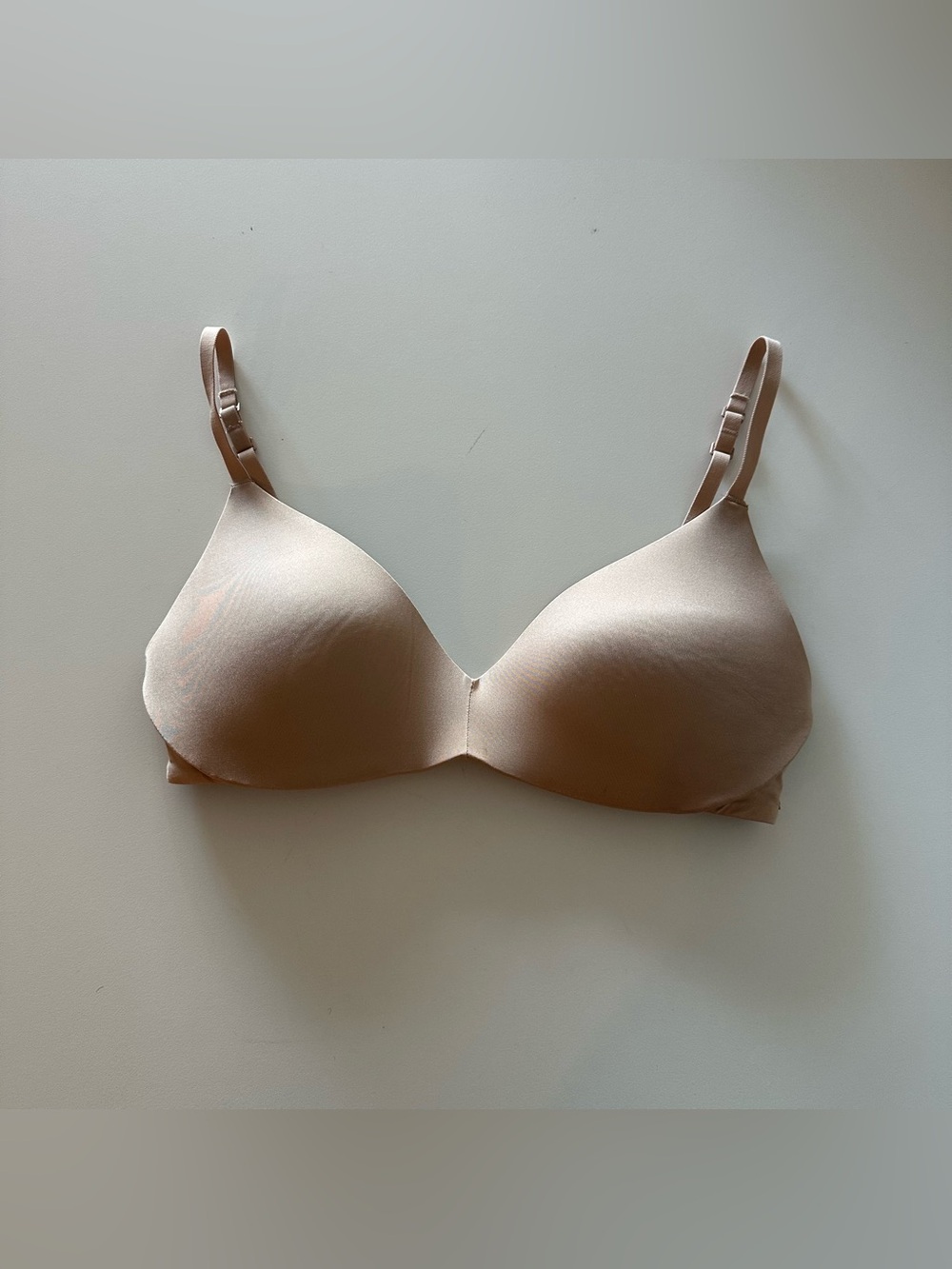 Skims Wireless Form Push Up Bra 34D Nude Beige Sienna? Clay?